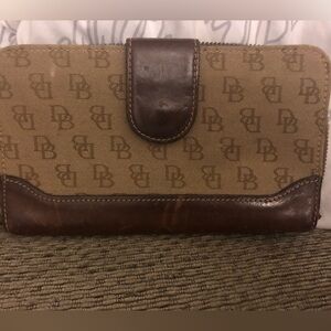 Vintage Dooney & Bourke Credit ID Card   Pen Holder DB Wallet